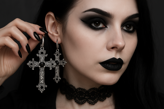 Cross earrings