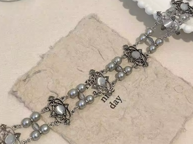 Baroque Pearl Choker Necklace đ€