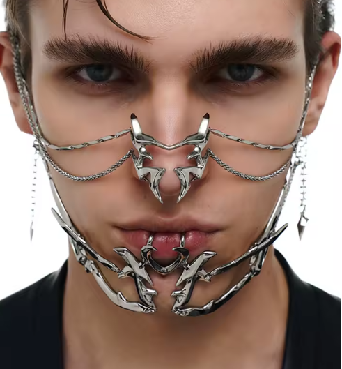 Unisex MASK face jewelry