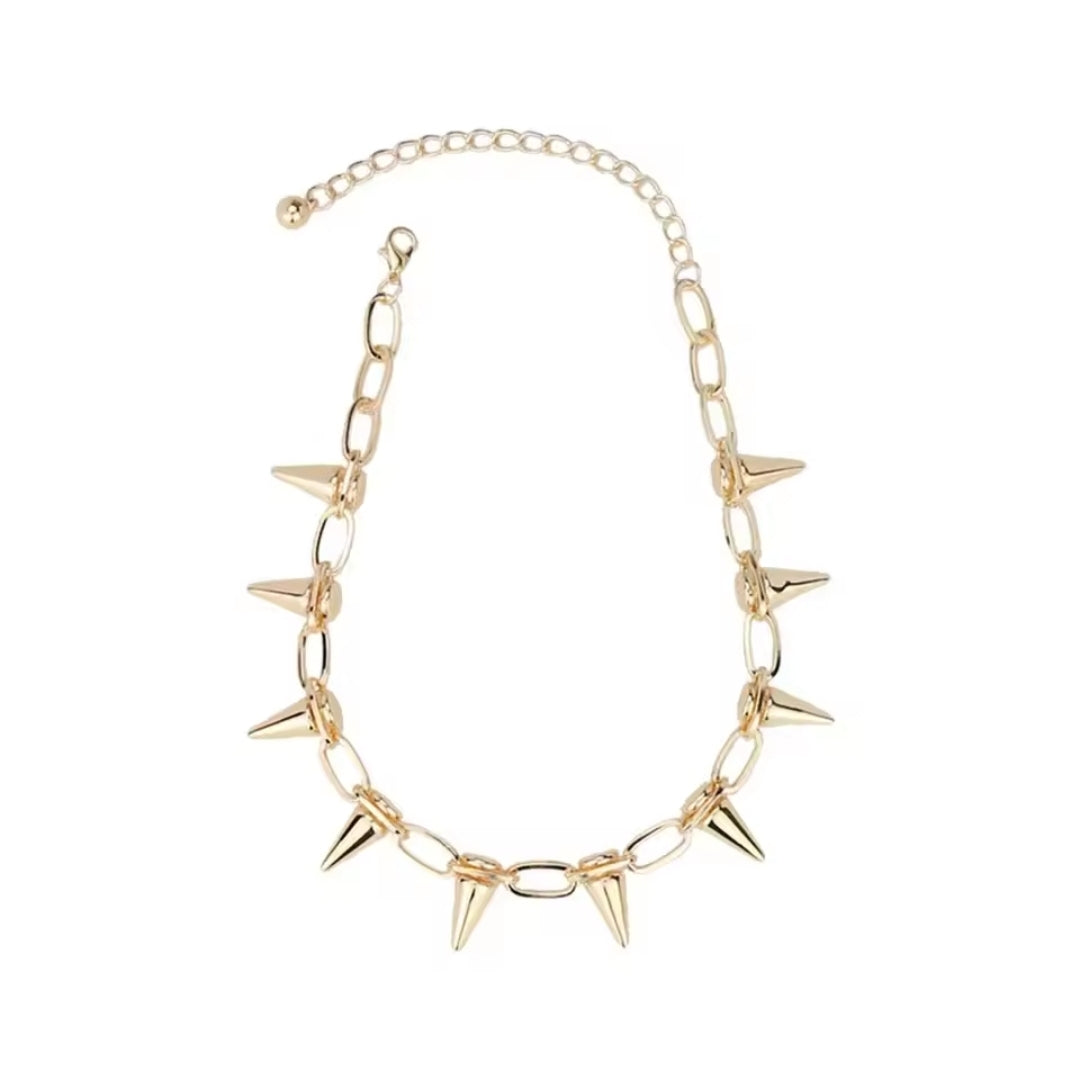 Spiked choker necklace (3 colors)