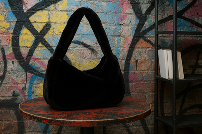 White / Black super soft bag