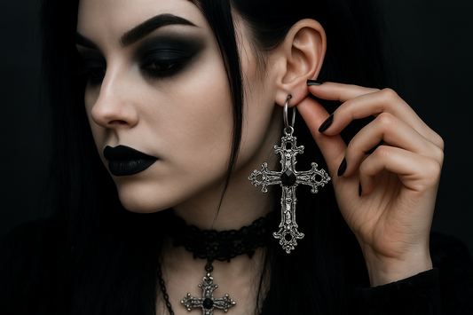 Cross earrings