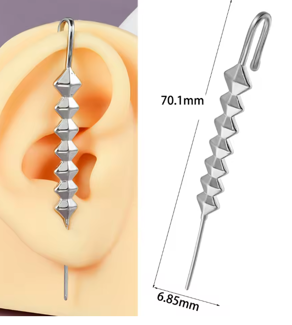 Single Silver earring