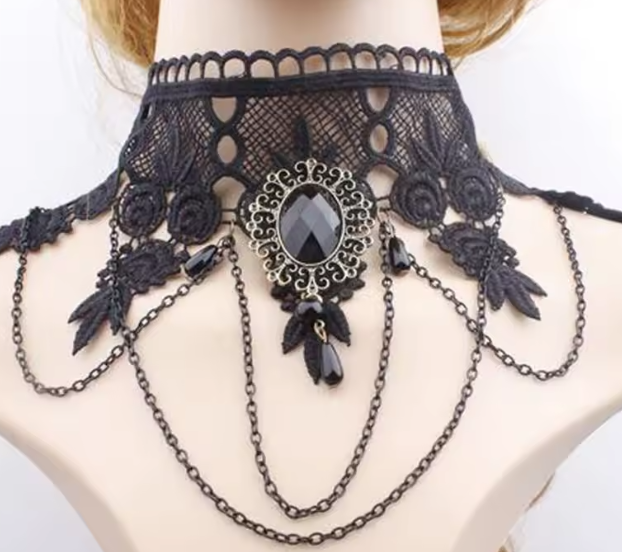 Victorian Lace Gothic Choker 🖤