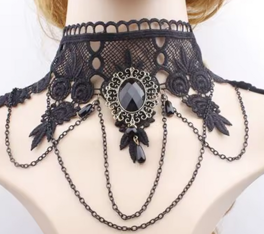 Victorian Lace Gothic Choker 🖤
