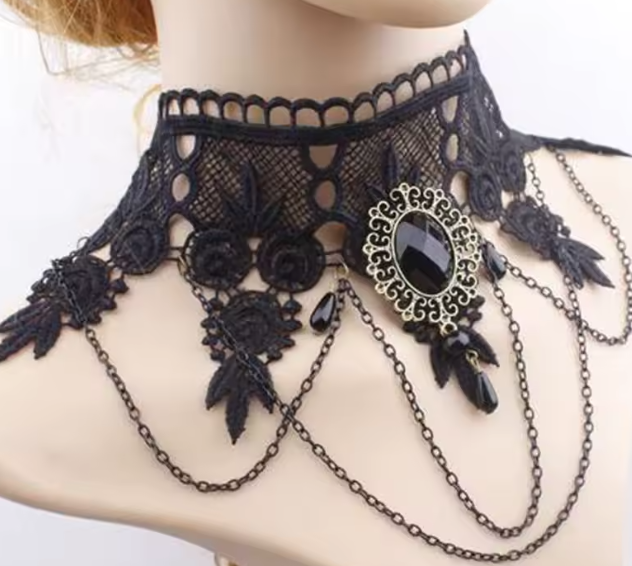 Victorian Lace Gothic Choker 🖤