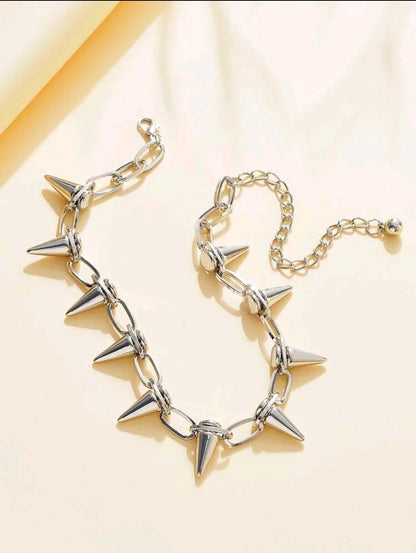 Spiked choker necklace (3 colors)