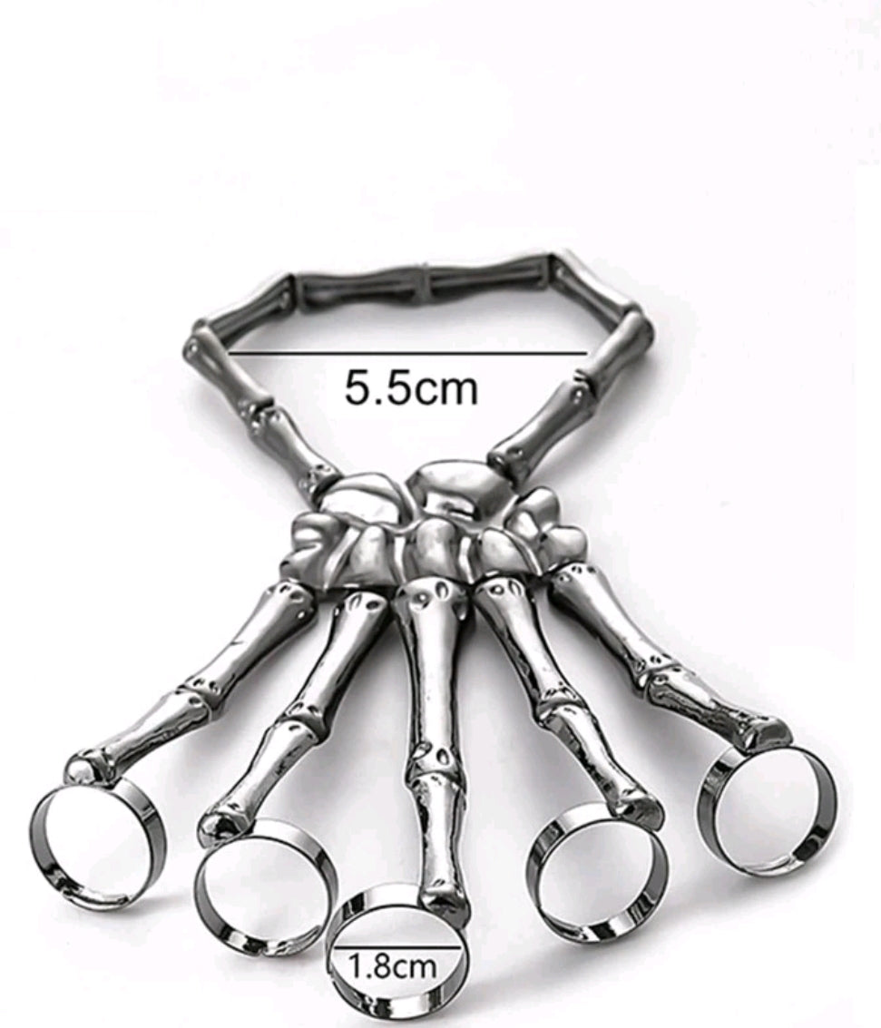Skeleton hand jewelry (3 colors)